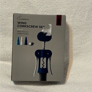 Rabbit Wing Corkscrew Set - Blue